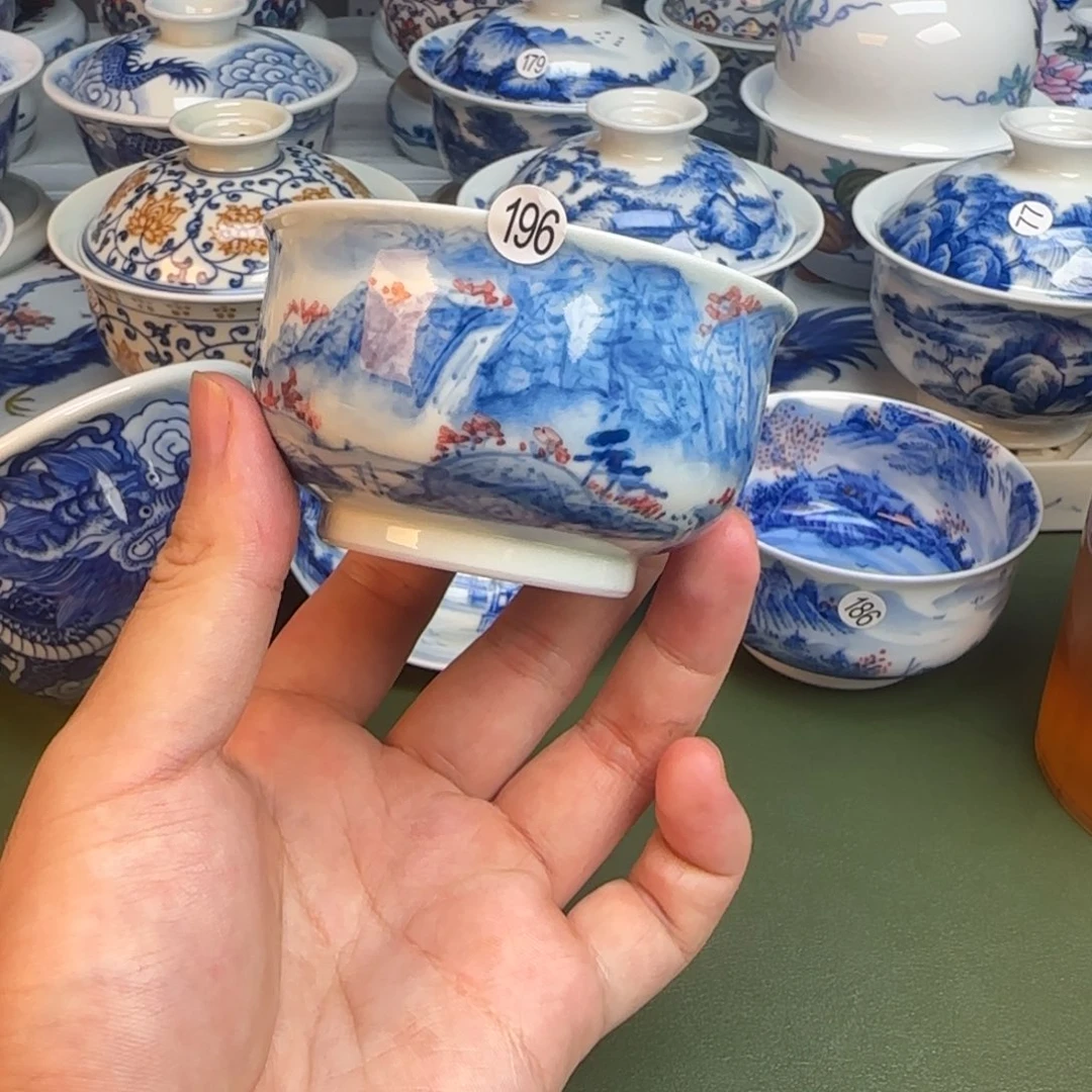 彦祖纯手工手绘茶具196