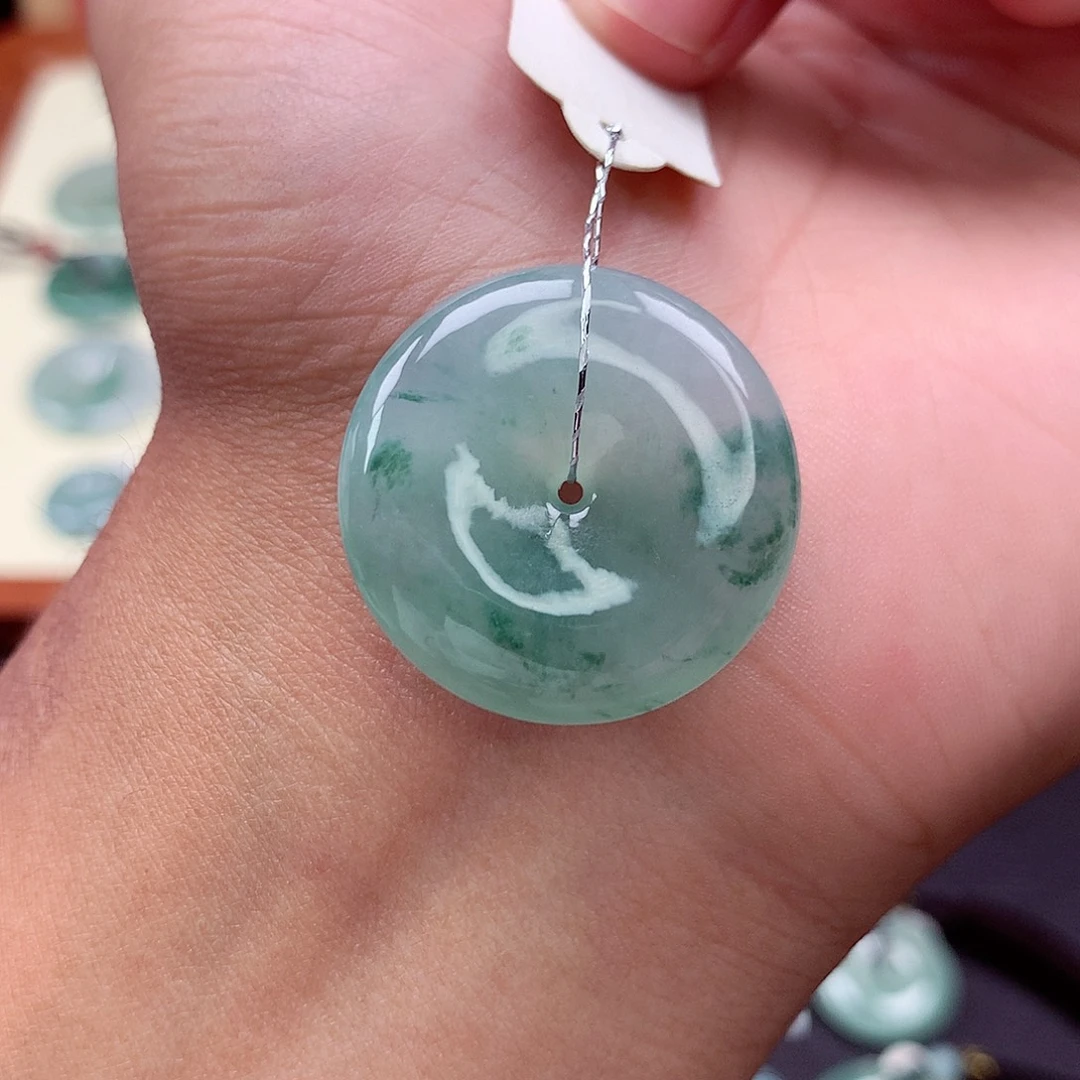 翡翠未镶嵌颈饰60 尺寸26.5-6