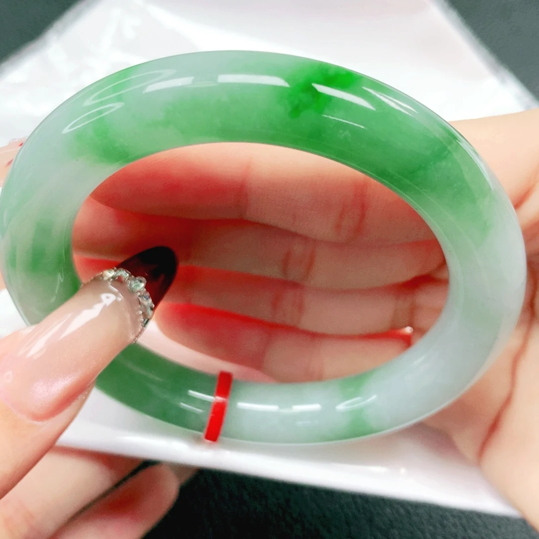 翡翠未镶嵌手镯55