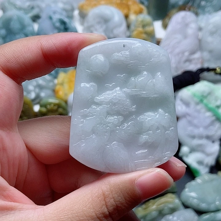 翡翠未镶嵌颈饰翡翠