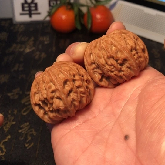 把件文玩核桃磨盘41mm