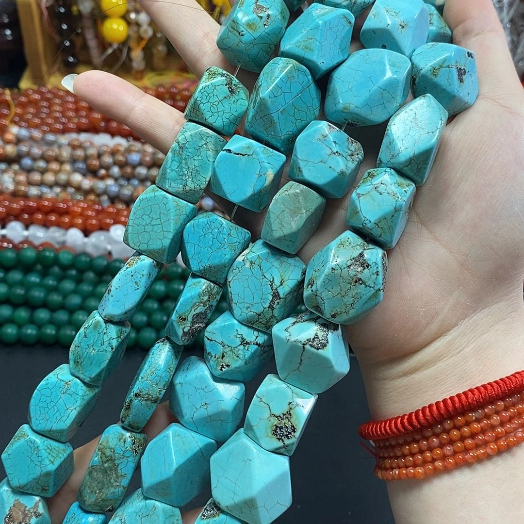 玛瑙/玉髓未镶嵌珠宝半成品八角送一条卡18*24mm