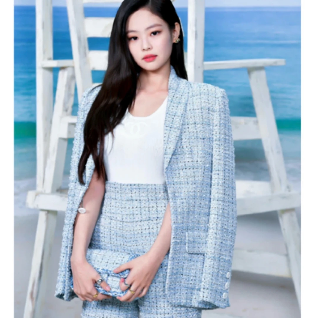 99新 Chanel/香奈儿 秀款邮轮系列编织外套/尺码38/A100039