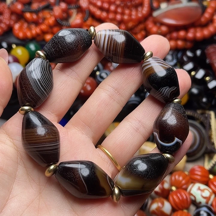 玛瑙/玉髓未镶嵌手链