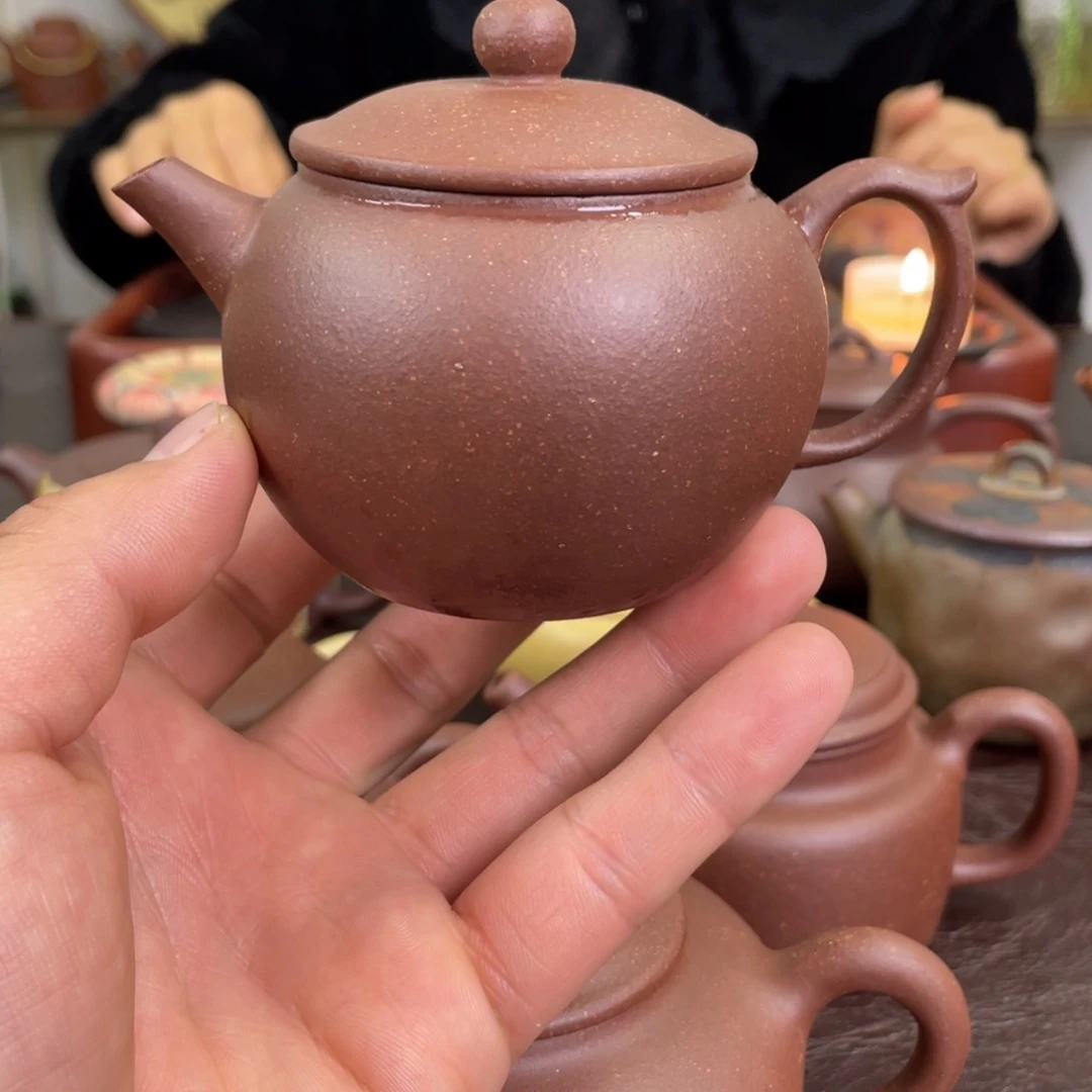 嘉***伟紫砂茶壶巨轮紫泥