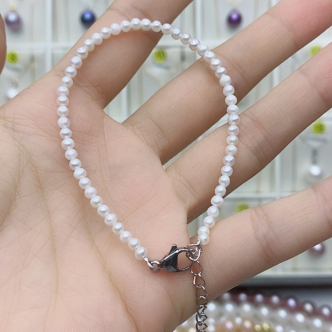 颈饰淡水珍珠合金