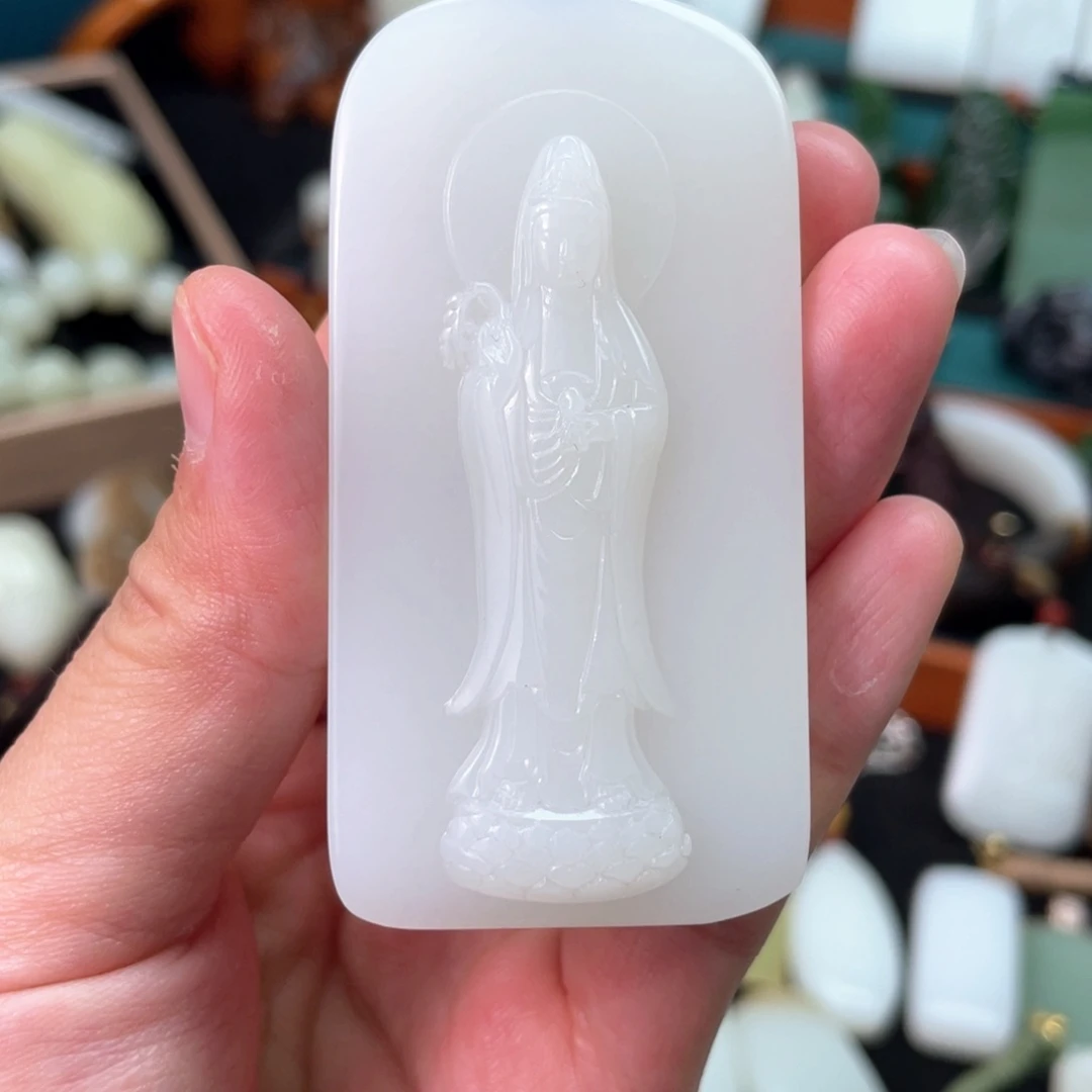 和田玉挂件未镶嵌