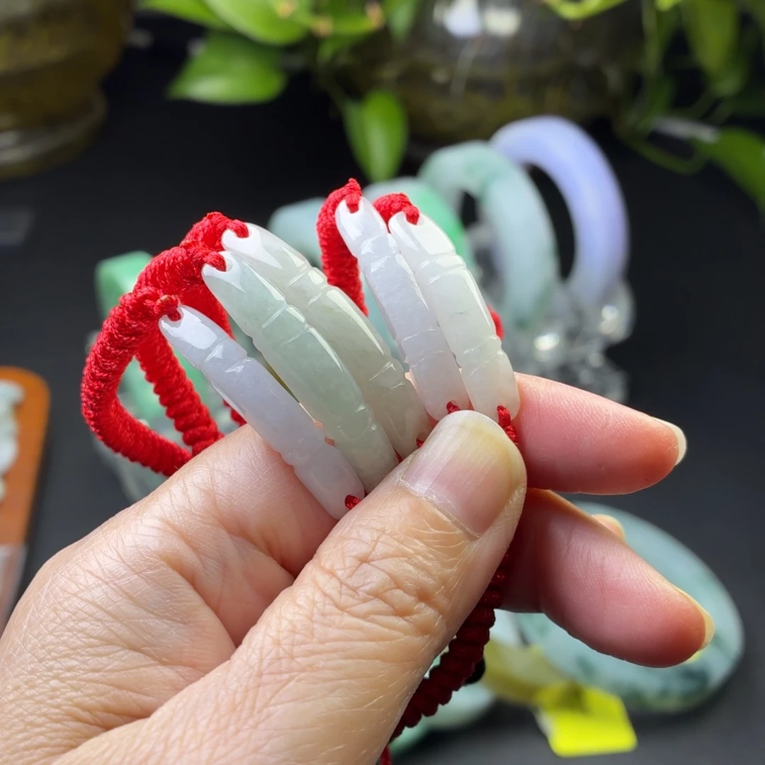 翡翠未镶嵌颈饰翡翠手绳