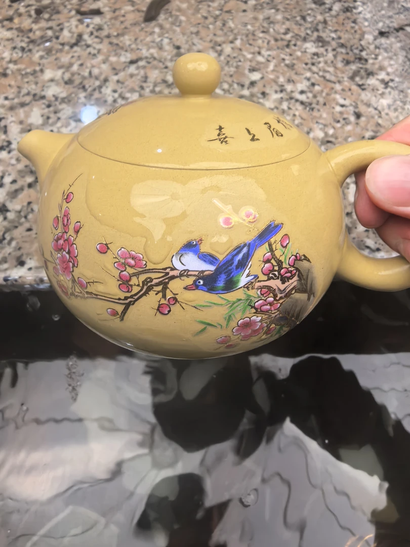 【闪购商品】黄段泥喜上眉梢西施壶 H