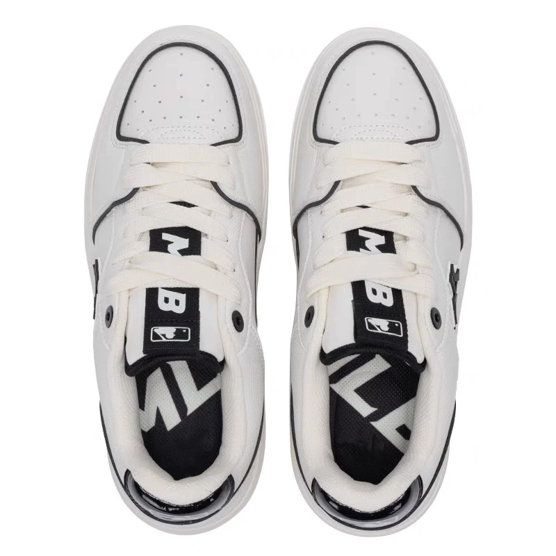 纽约洋基队鞋男女款运动休闲厚底板鞋2025新款皮面小白鞋韩版潮牌