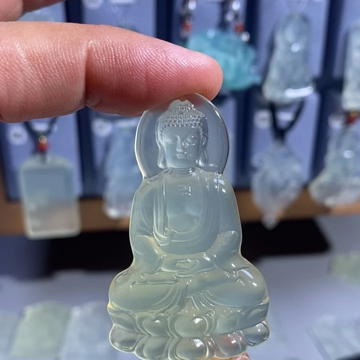 未镶嵌岫玉吊坠吊坠