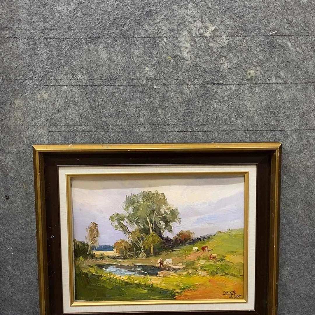 油画带外框画芯尺寸40x30cm