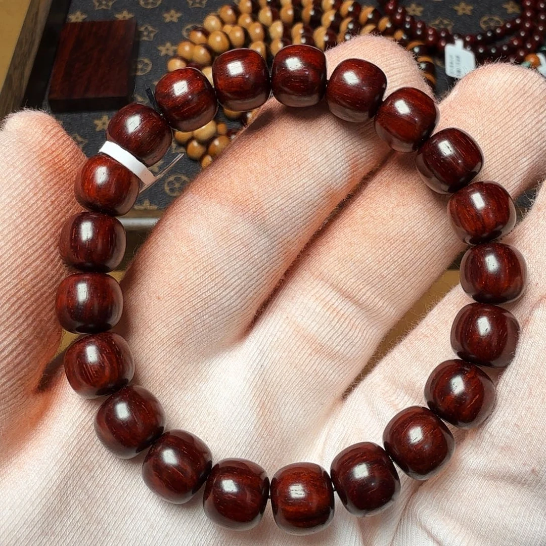 手串/手链小叶紫檀原汁原味9/10老型玻璃底