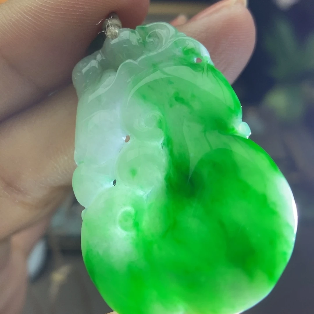 翡翠未镶嵌颈饰吊坠21