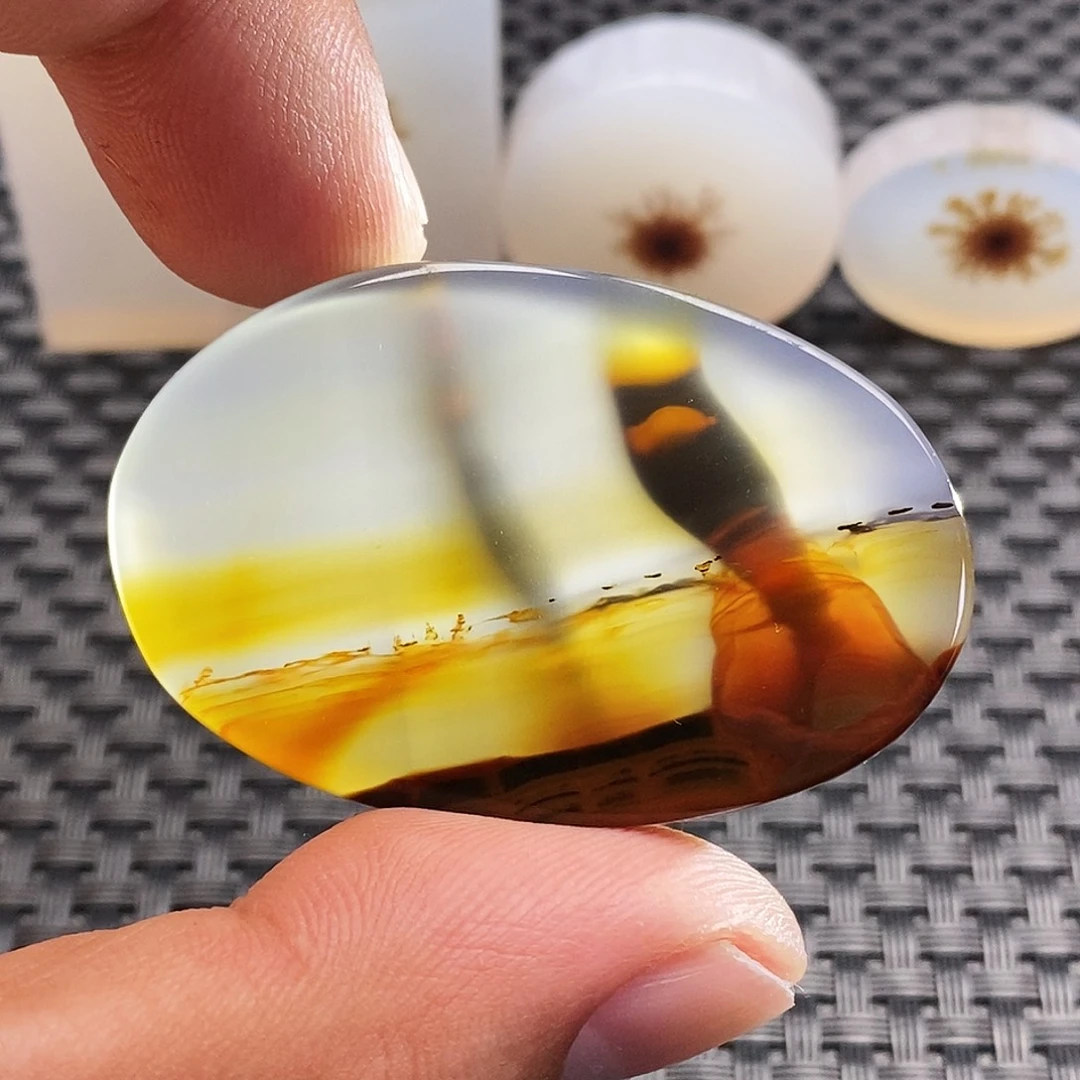 玛瑙/玉髓未镶嵌吊坠(不含链)93