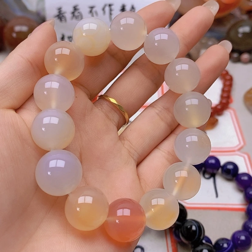 【闪购商品】未镶嵌玛瑙/玉髓珠宝半成品雪*