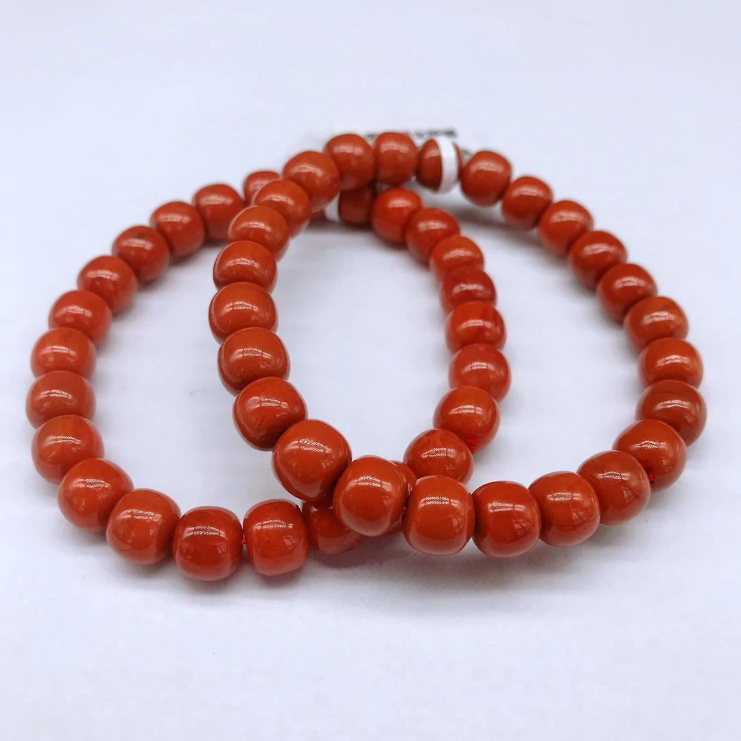 【鼎利源】南红四川瓦西高货火焰纹老型手串（多样式发其一）