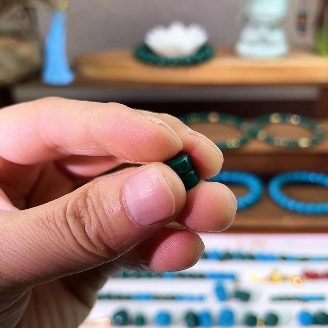 我***朵石英石非金属8的绿色隔片2个