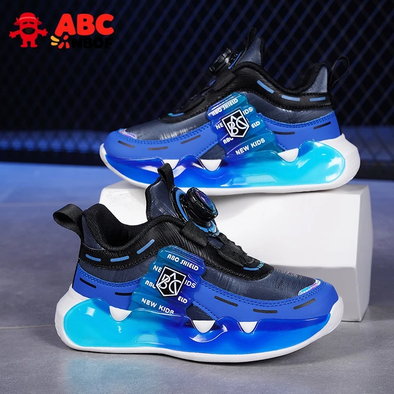 ABC NBOF童鞋儿童运动鞋男童跑鞋新款2025秋冬皮面软底休闲鞋男童
