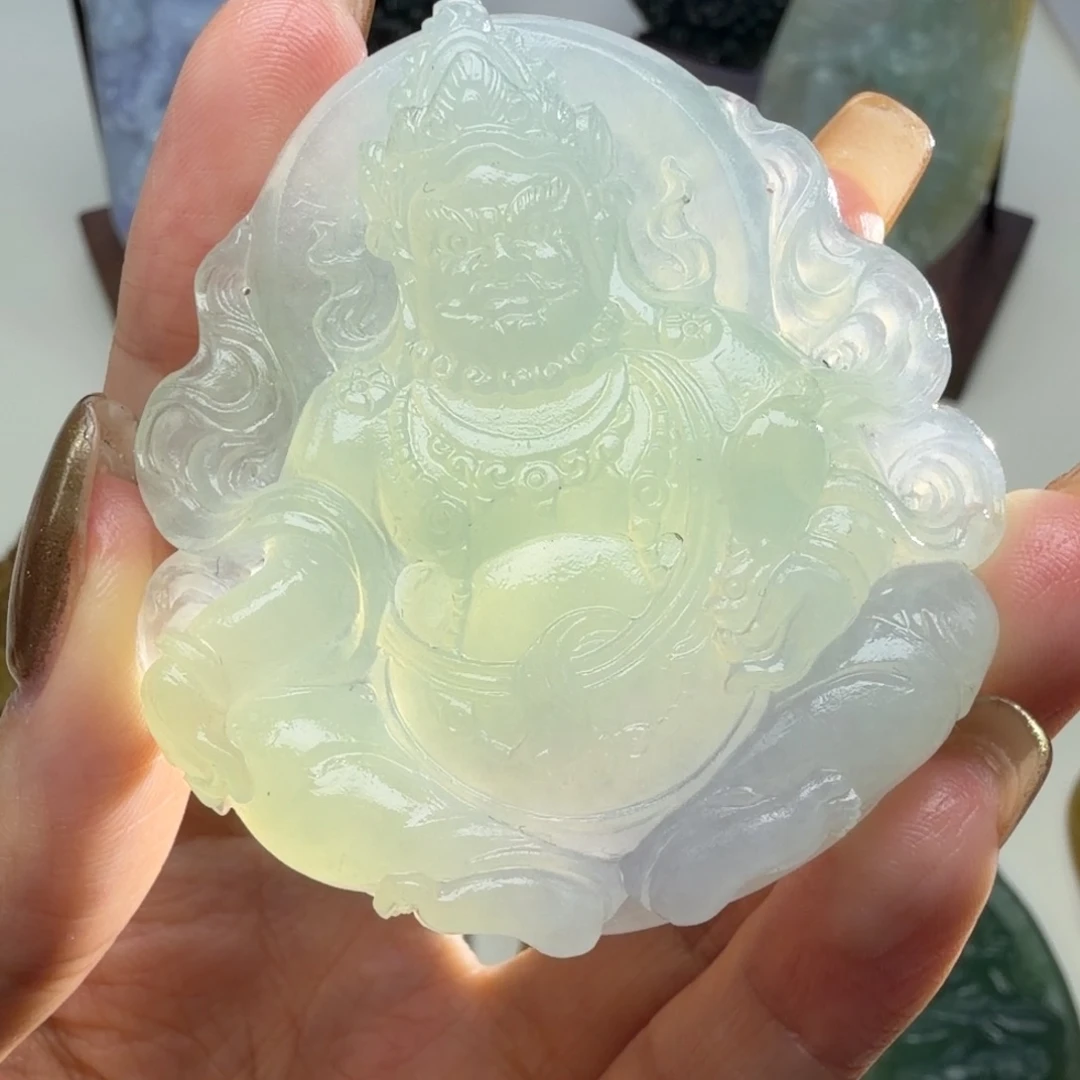 定制翡翠未镶嵌财神
