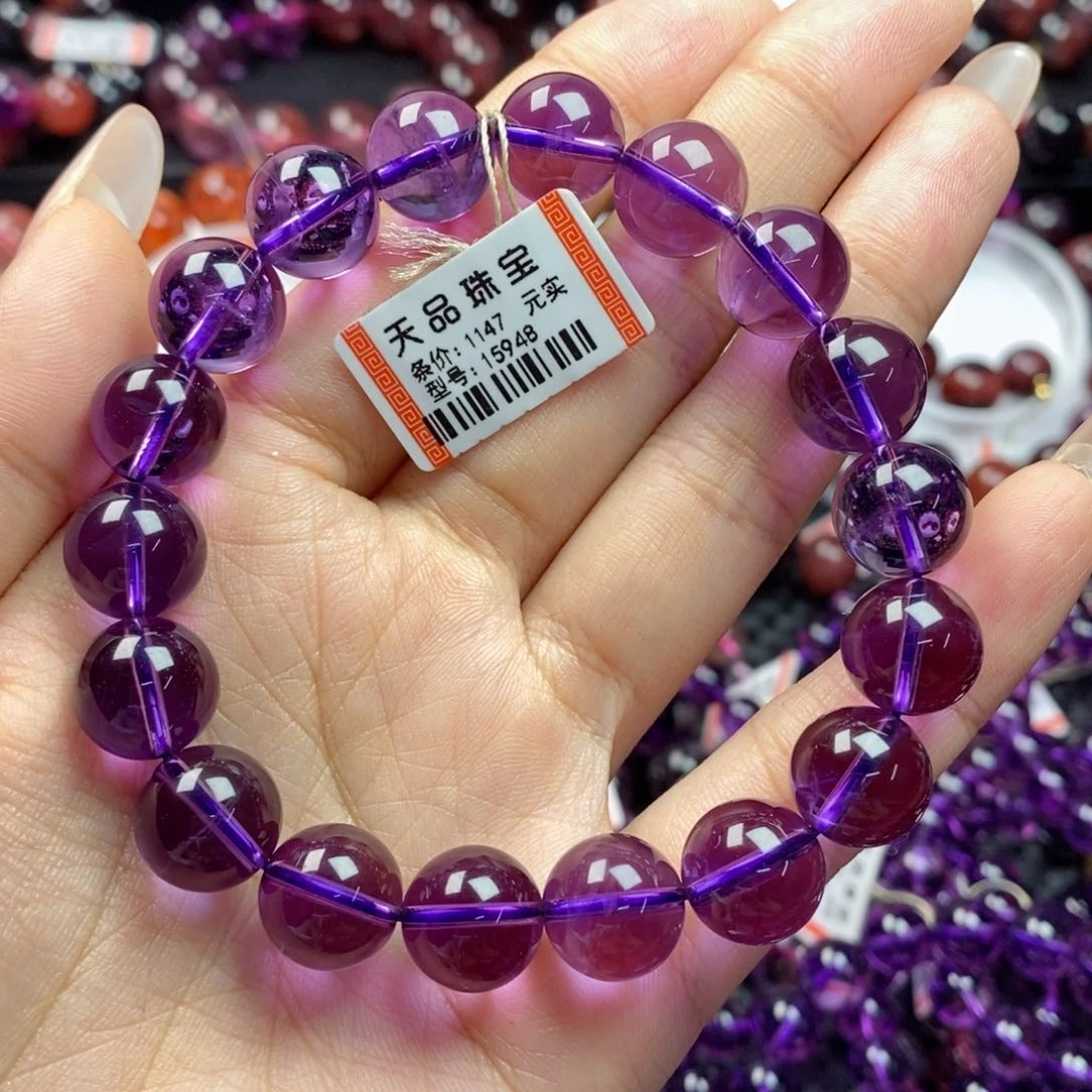 水晶手链未镶嵌凯****?紫水晶15948