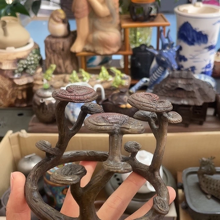 铜中古工艺品摆件