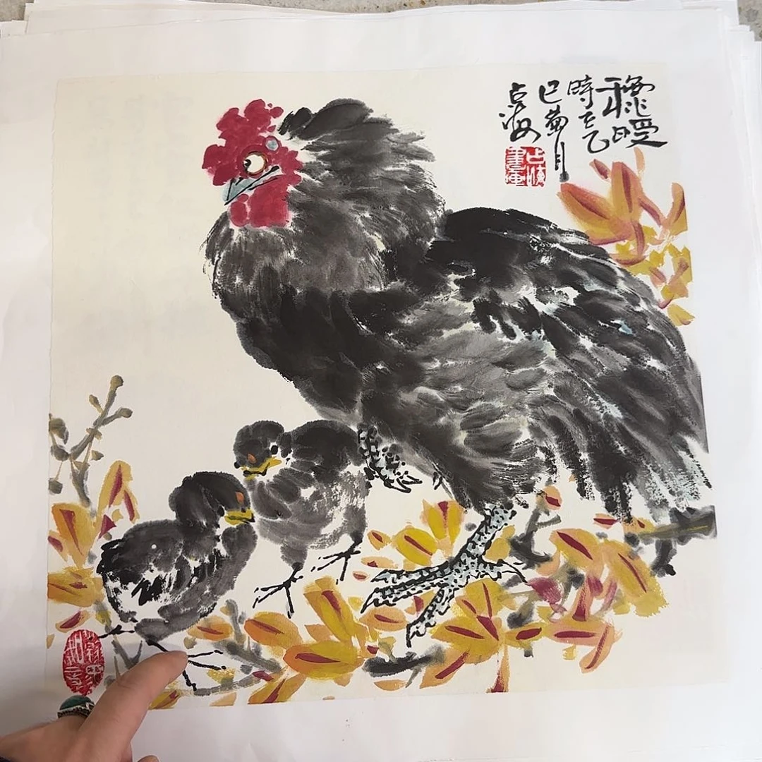 国画王占海老师手绘作品
