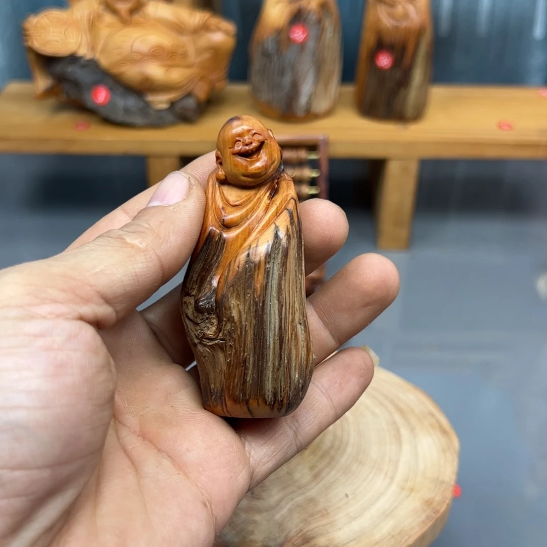 重***艺木崖柏木摆件手把件