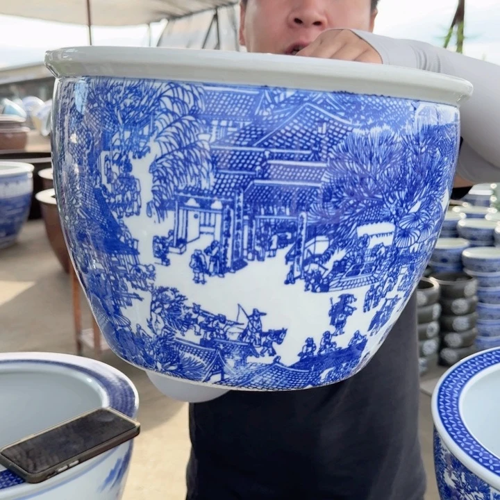 瓷片直径30厘米高度20厘米……