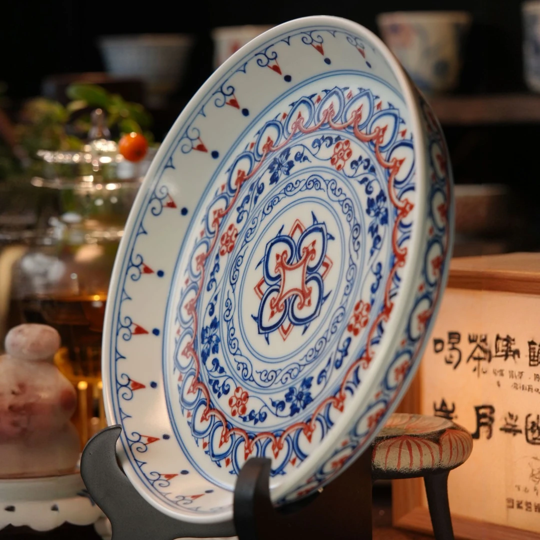 宝相壶承「雨溪山房」景德镇手工手绘