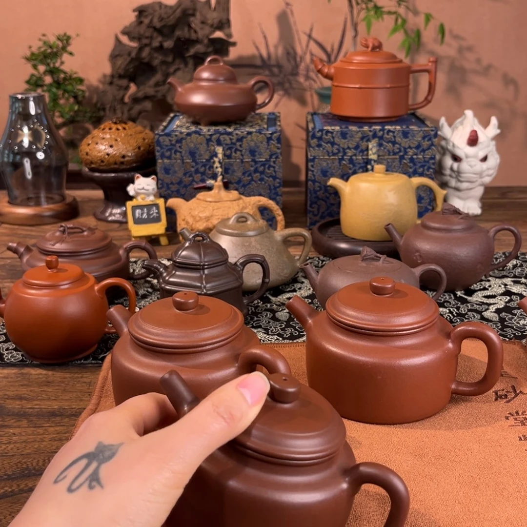 锡***光紫砂茶壶紫砂壶的