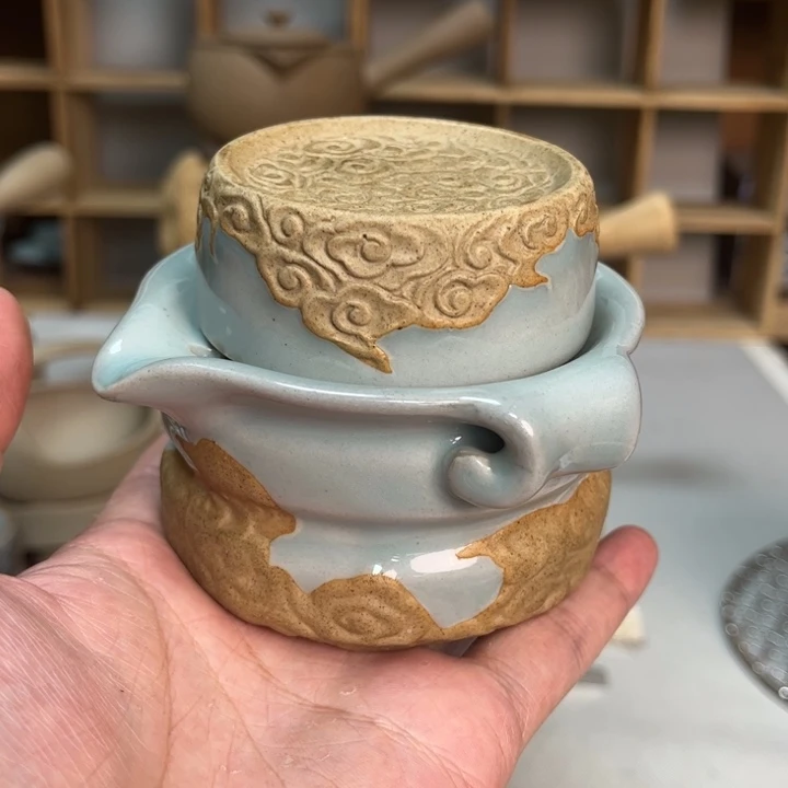 壶老段烧陶瓷茶器