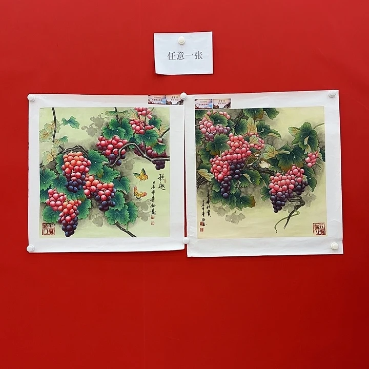 国画鲁钰老师展览原作