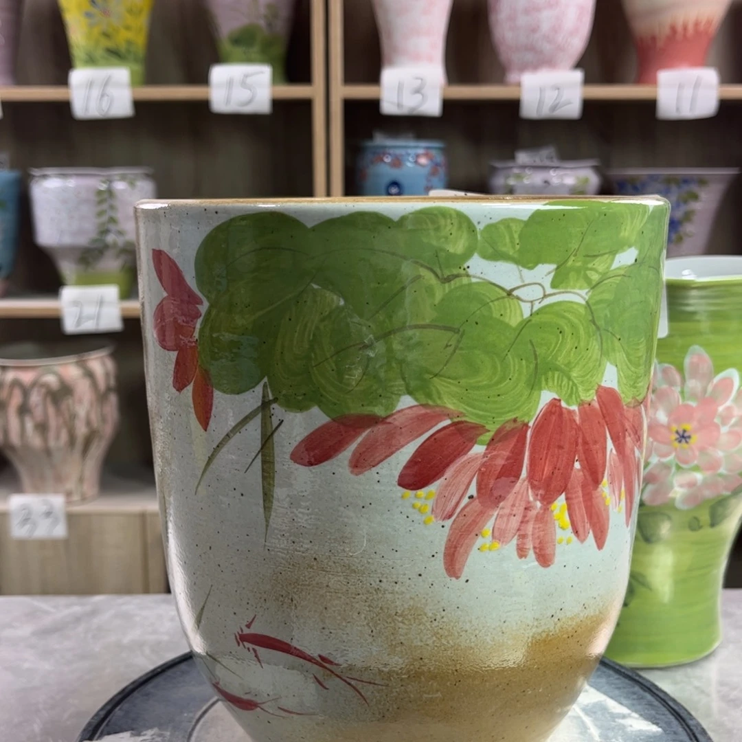 景德镇陶瓷花盆花盆