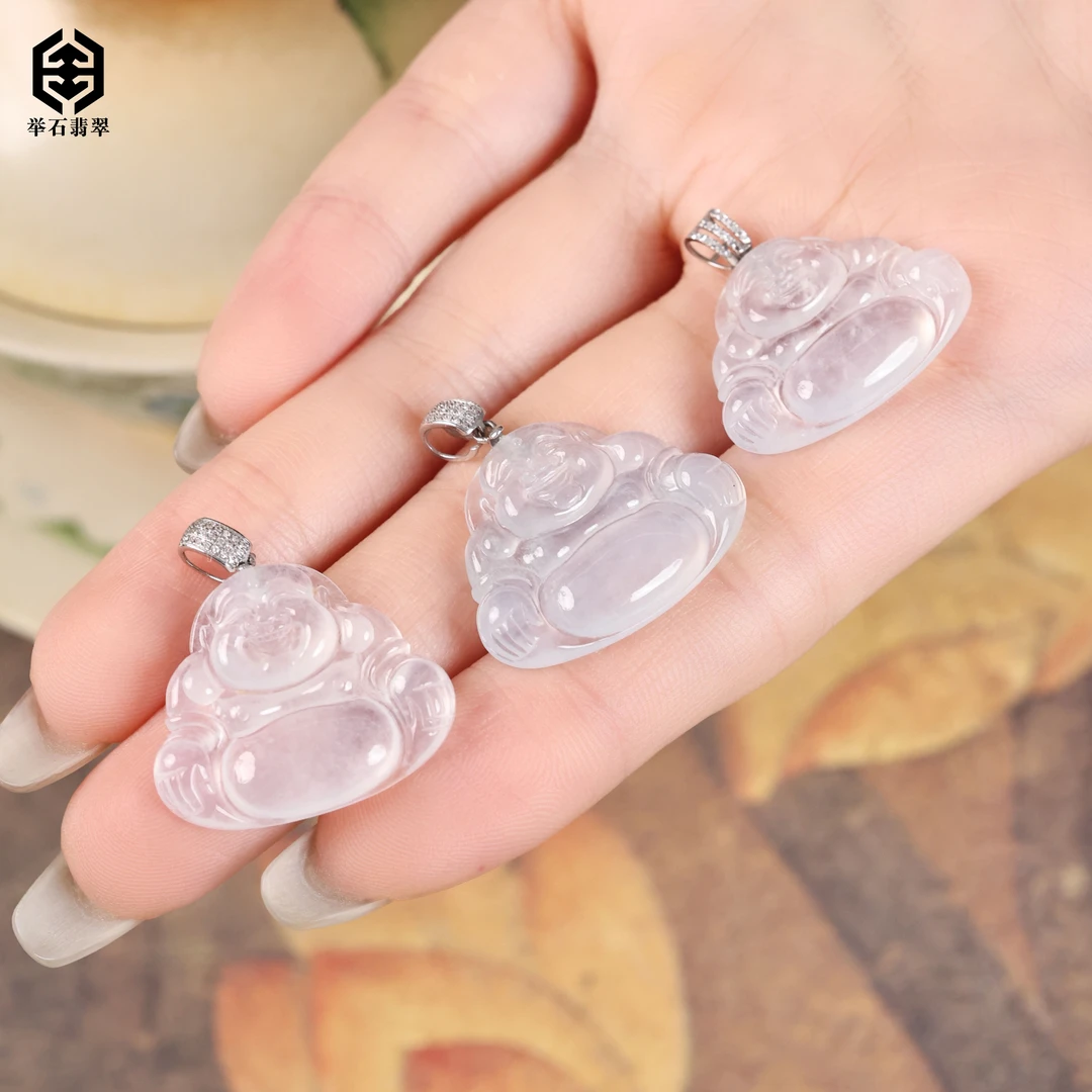 【举石臻品】TH0814-512-21翡翠吊坠18k（一件/多样性发）Y