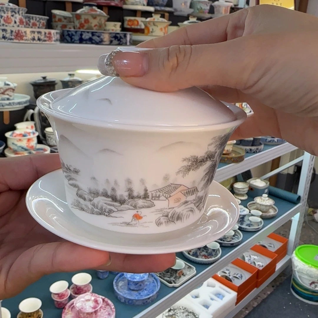 这些盖碗真好看！！！