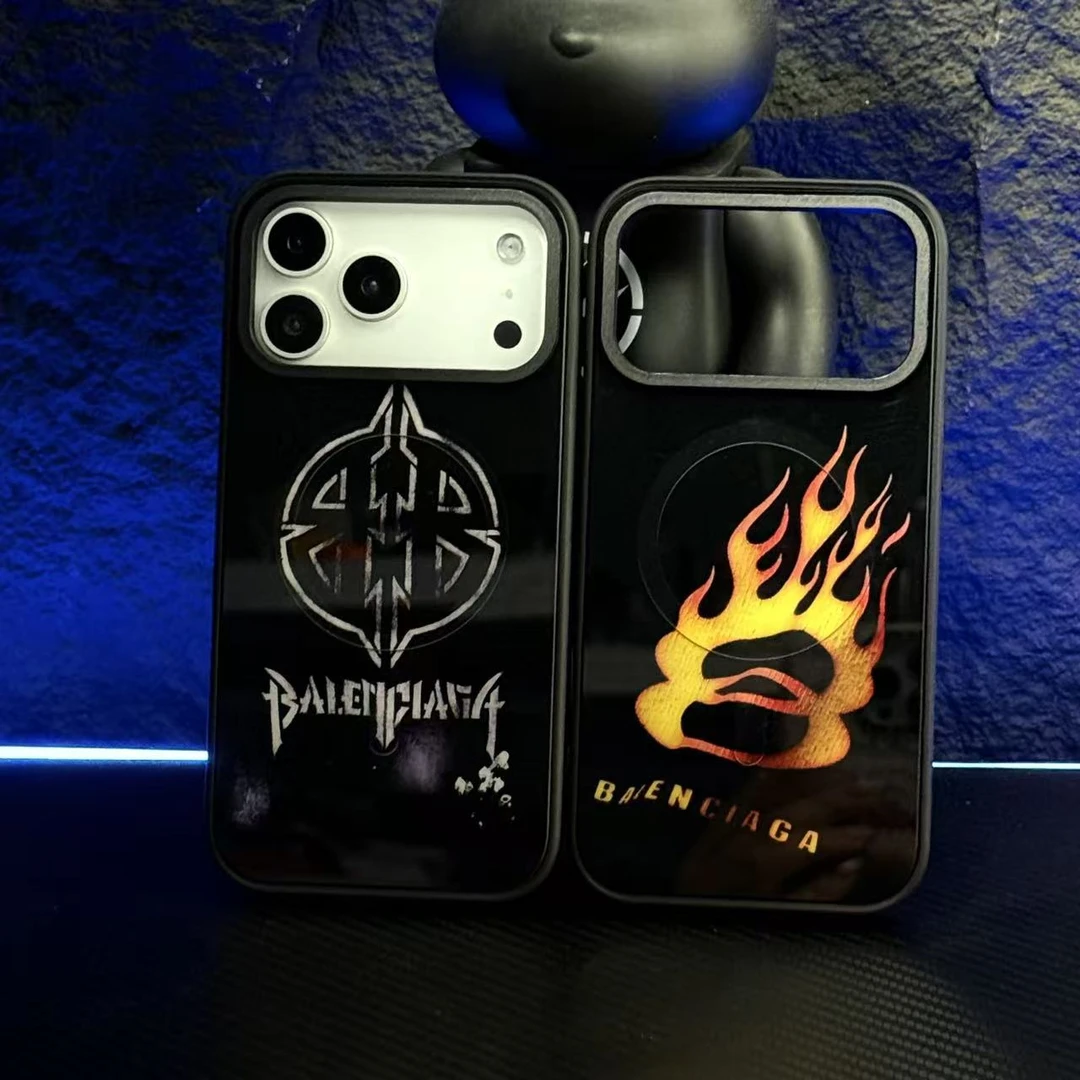 欧美潮牌巴家适用苹果17promax/16/15/iPhone14二合一磁吸手机壳