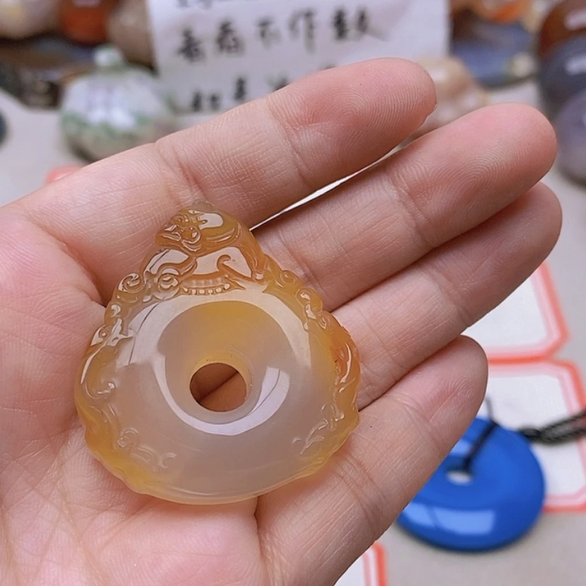【闪购商品】未镶嵌玛瑙/玉髓珠宝半成品悠*