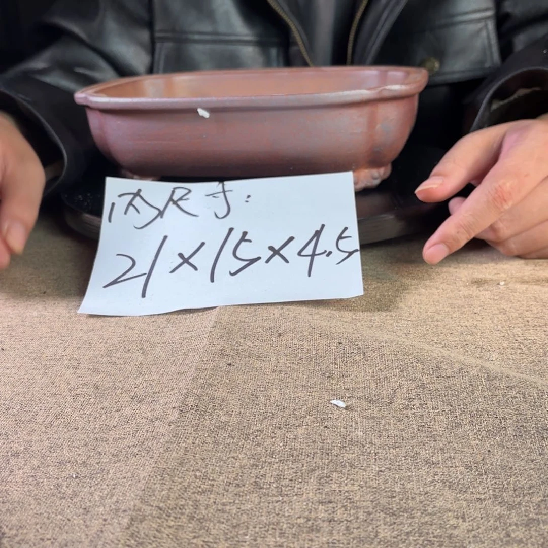 A宜兴紫砂小花盆