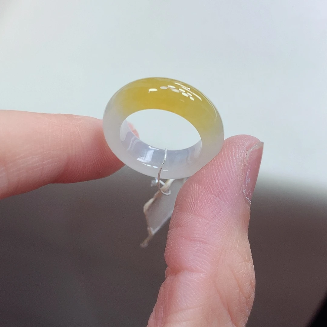 翡翠未镶嵌戒指7号