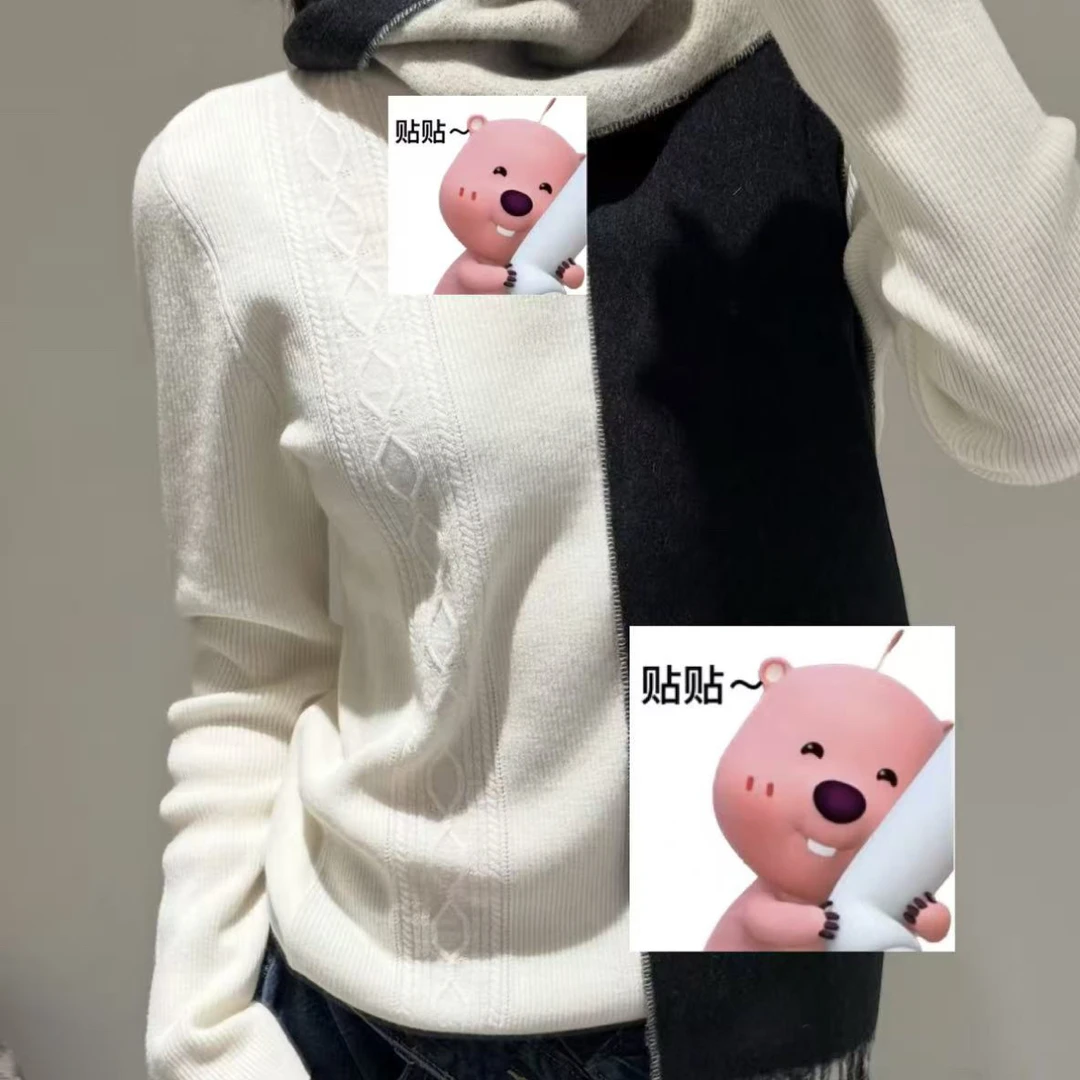 小号黑色围巾百搭