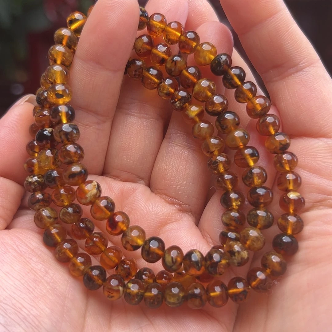 琥珀未镶嵌裸石抚顺琥珀20727七