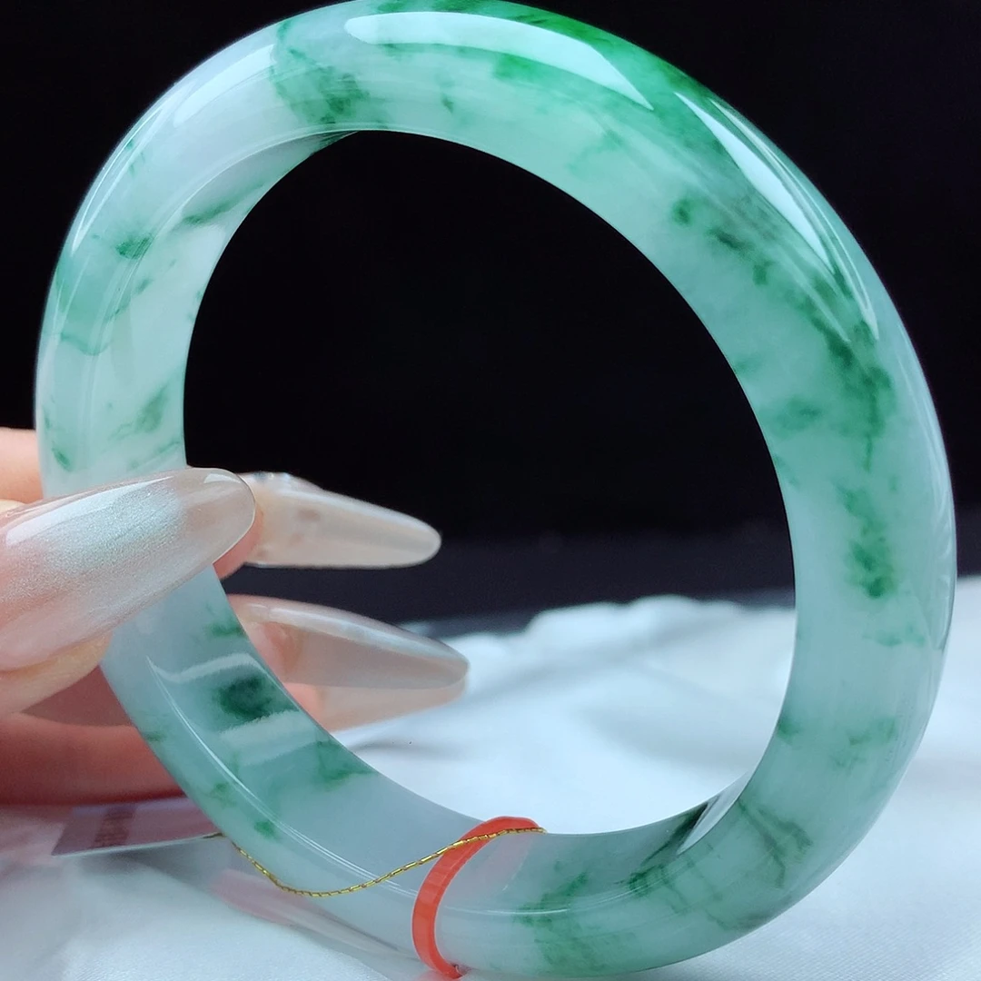 未镶嵌手镯翡翠懒****贵58圈854宽版