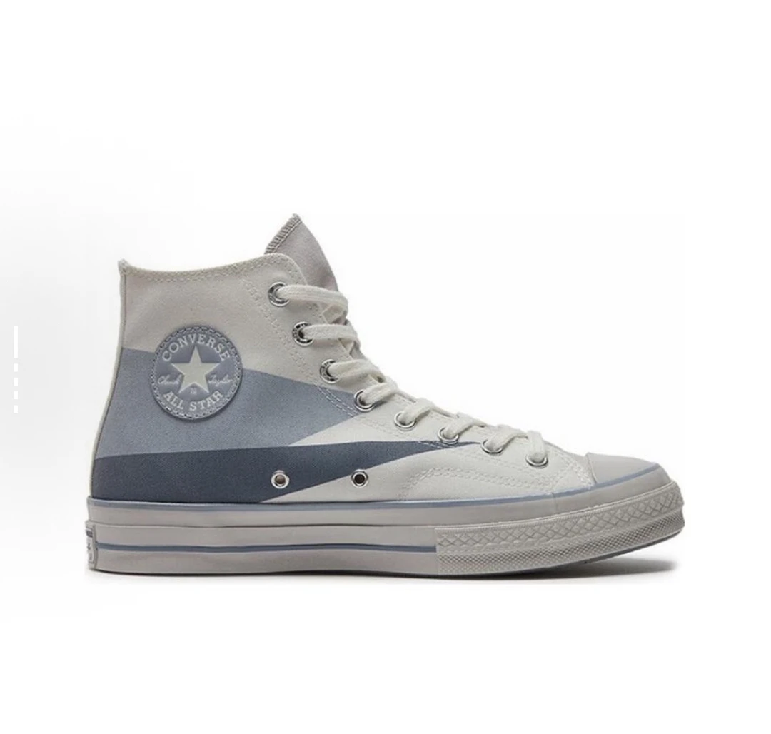 Converse 1970s防滑耐磨 高帮 帆布鞋 男女同款 米白 A07077C
