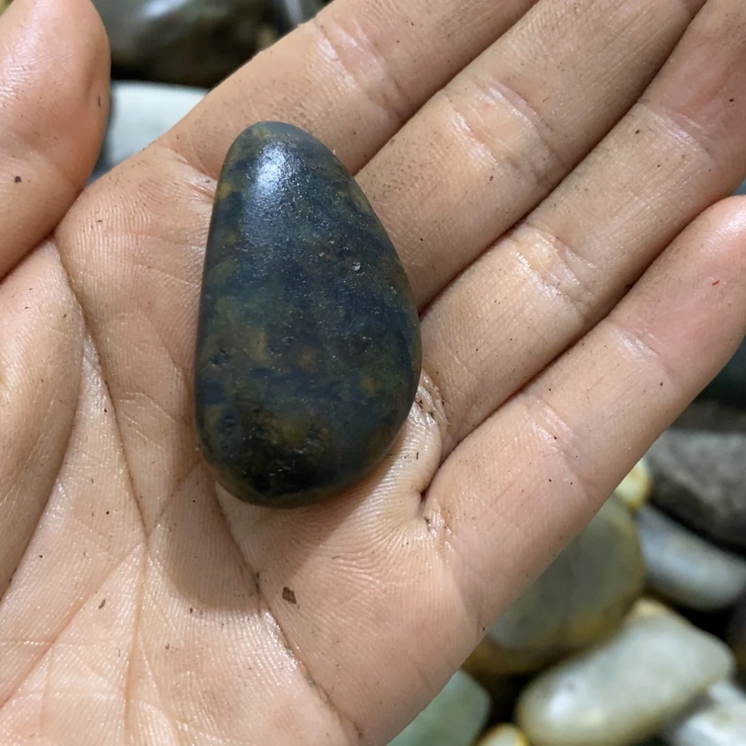 和田玉未镶嵌挂件71