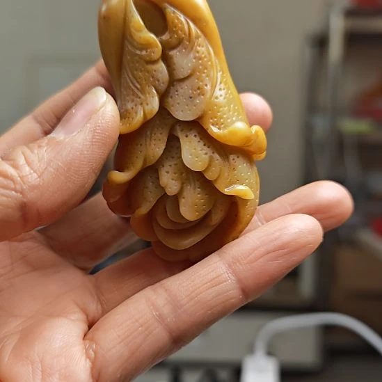 颈饰未镶嵌石英质玉兰*