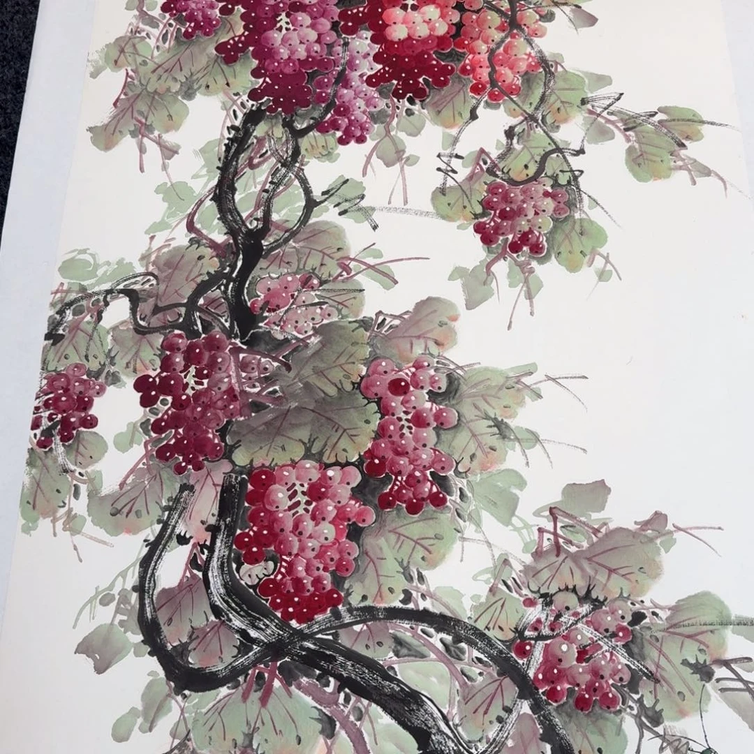 国画国画作品山水花鸟纯手绘