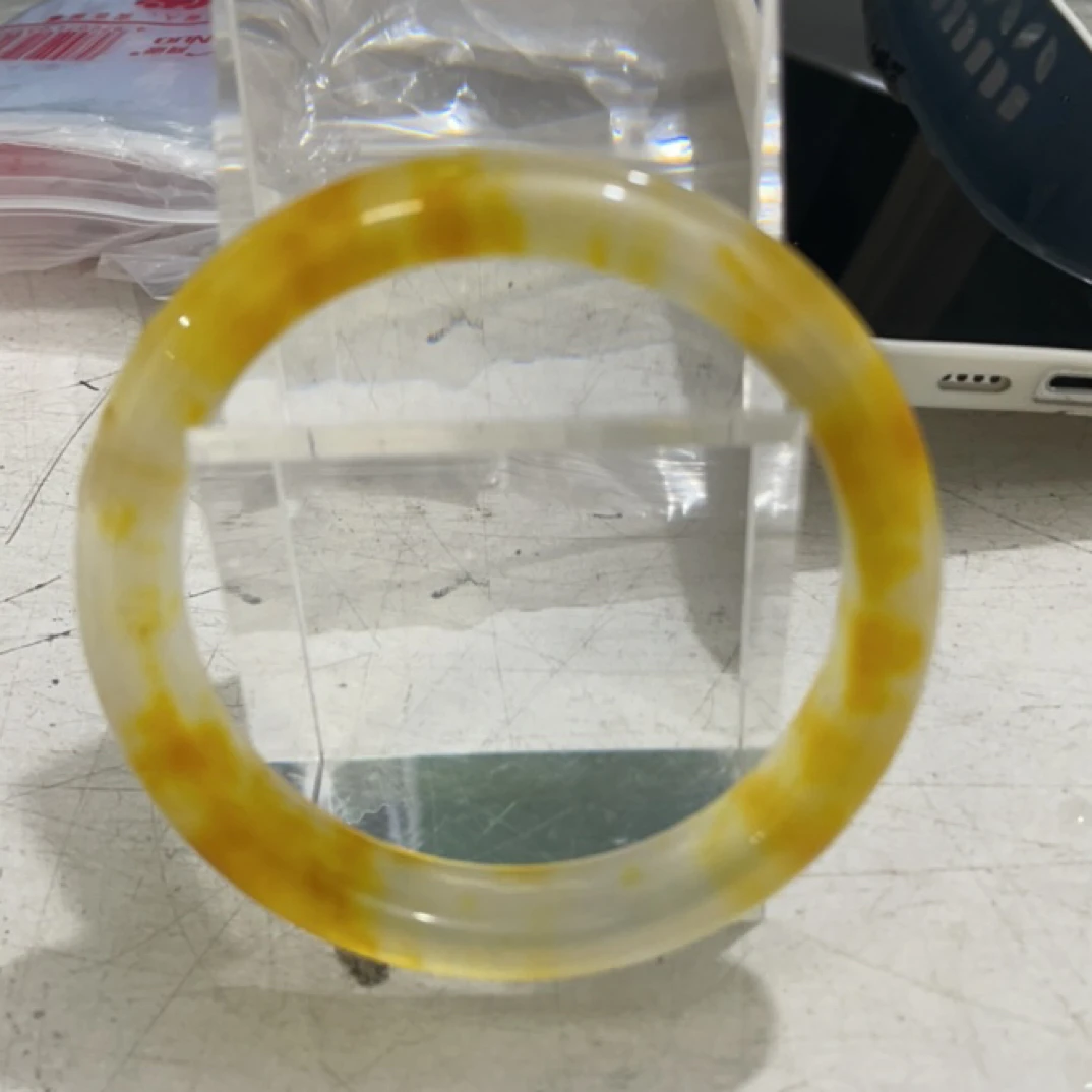 241  飘黄花车轮镯