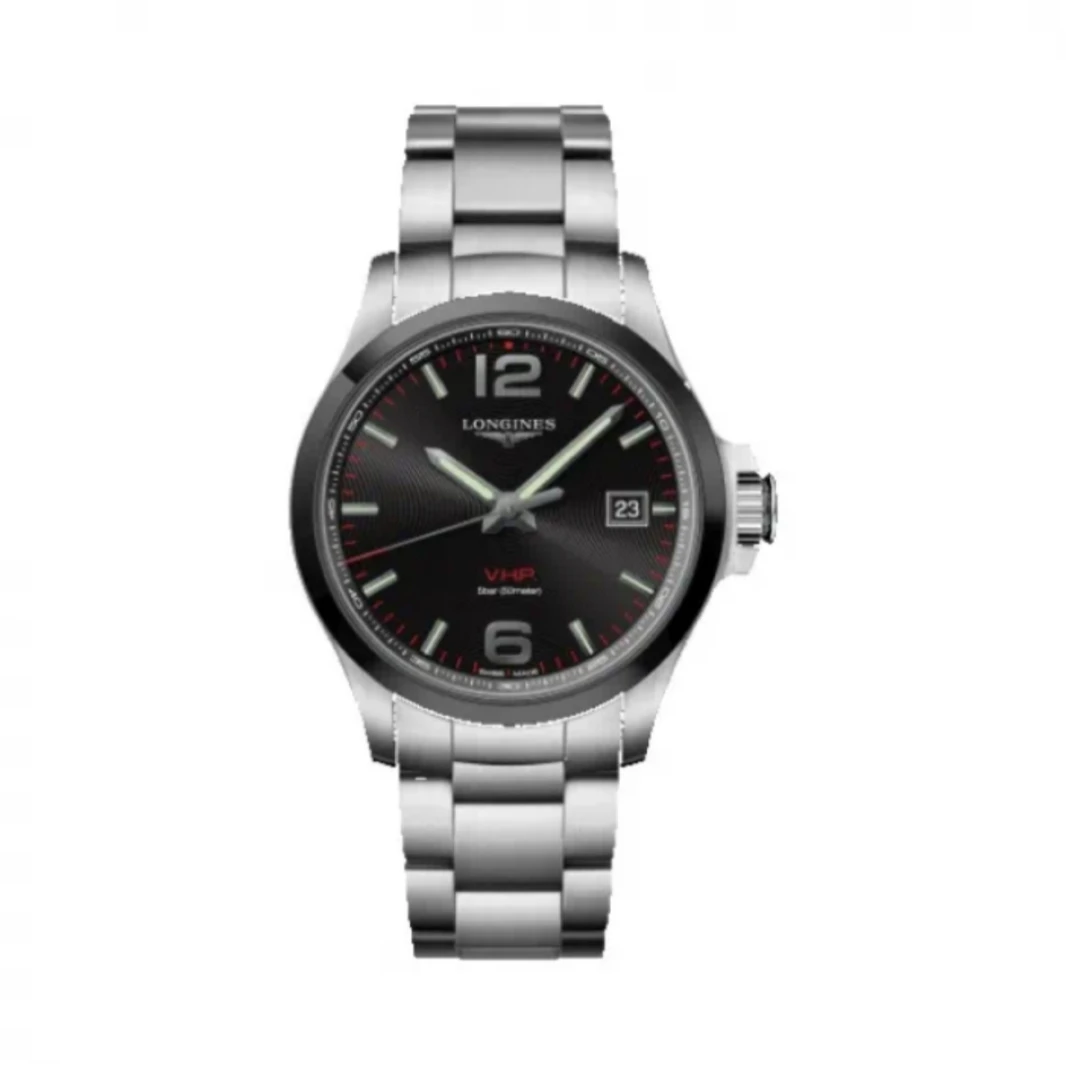 95新 Longines/浪琴 /亚虎竞拍/浪琴/康卡斯VHP石英男表