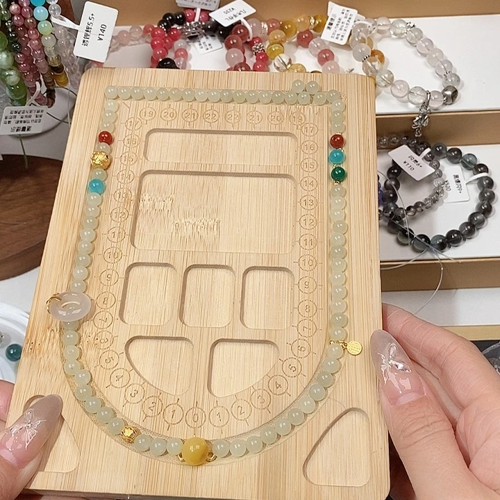 水晶手链未镶嵌微****花14,5三圈